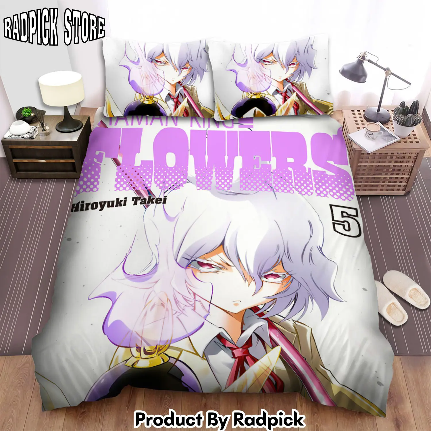 Radpick shaman king flowers volume 5 art cover bed sheets spread duvet cover bedding sets rp3272362